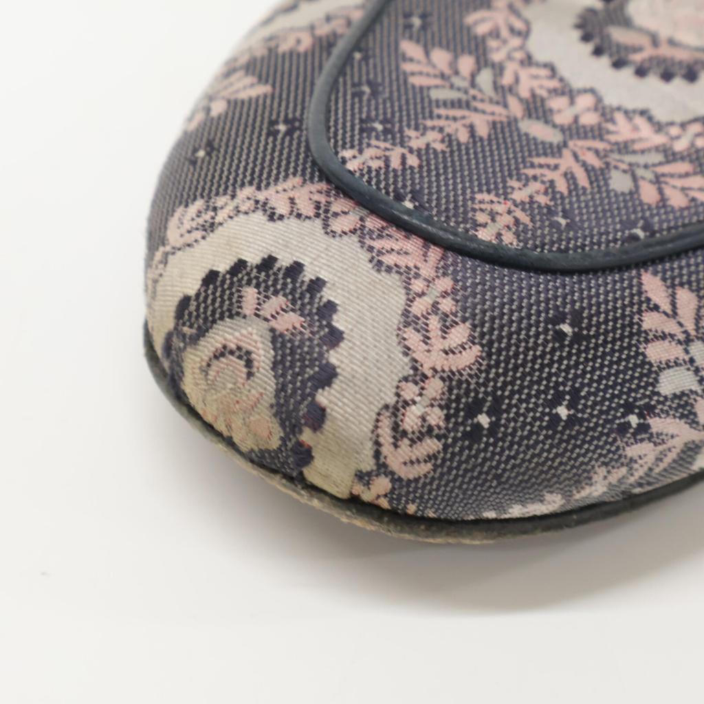 Gucci 423514 Туфли-лоферы Princetown с пряжкой Horsebit 36 Темно-синий системаПодержанный