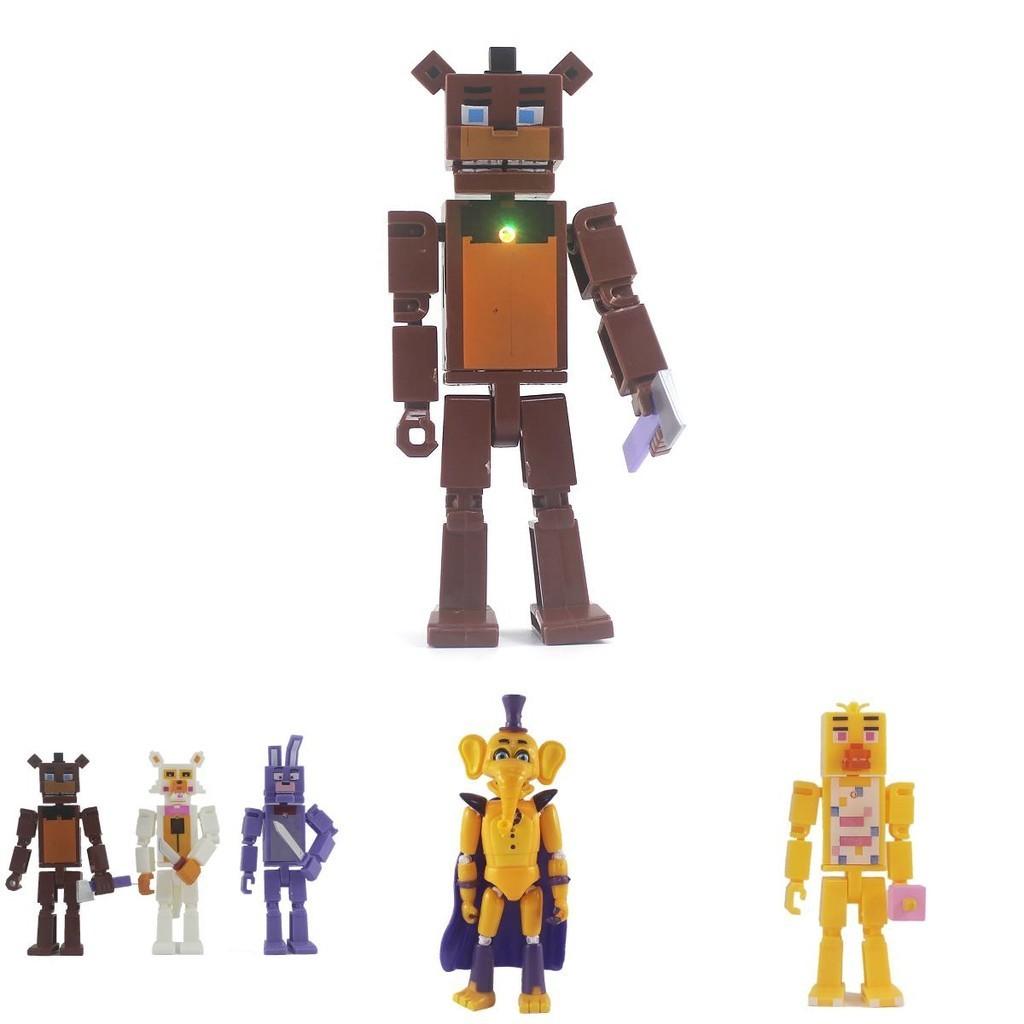 Светящийся набор фигурок Fnaf 6/8 шт. Идеально для коллекционеров и детей