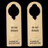 Wooden Do Not Disturb Hanging Door Sign