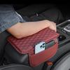 PU Leather Car Center Console Armrest Mat Organizer ArmRest Protection Cushion Auto Armrests Storage Bag Car Accessories