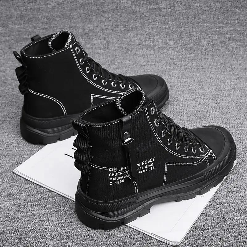 Four Seasons High-top Canvas Shoes Мужская спортивная обувь Повседневная обувь 39-44