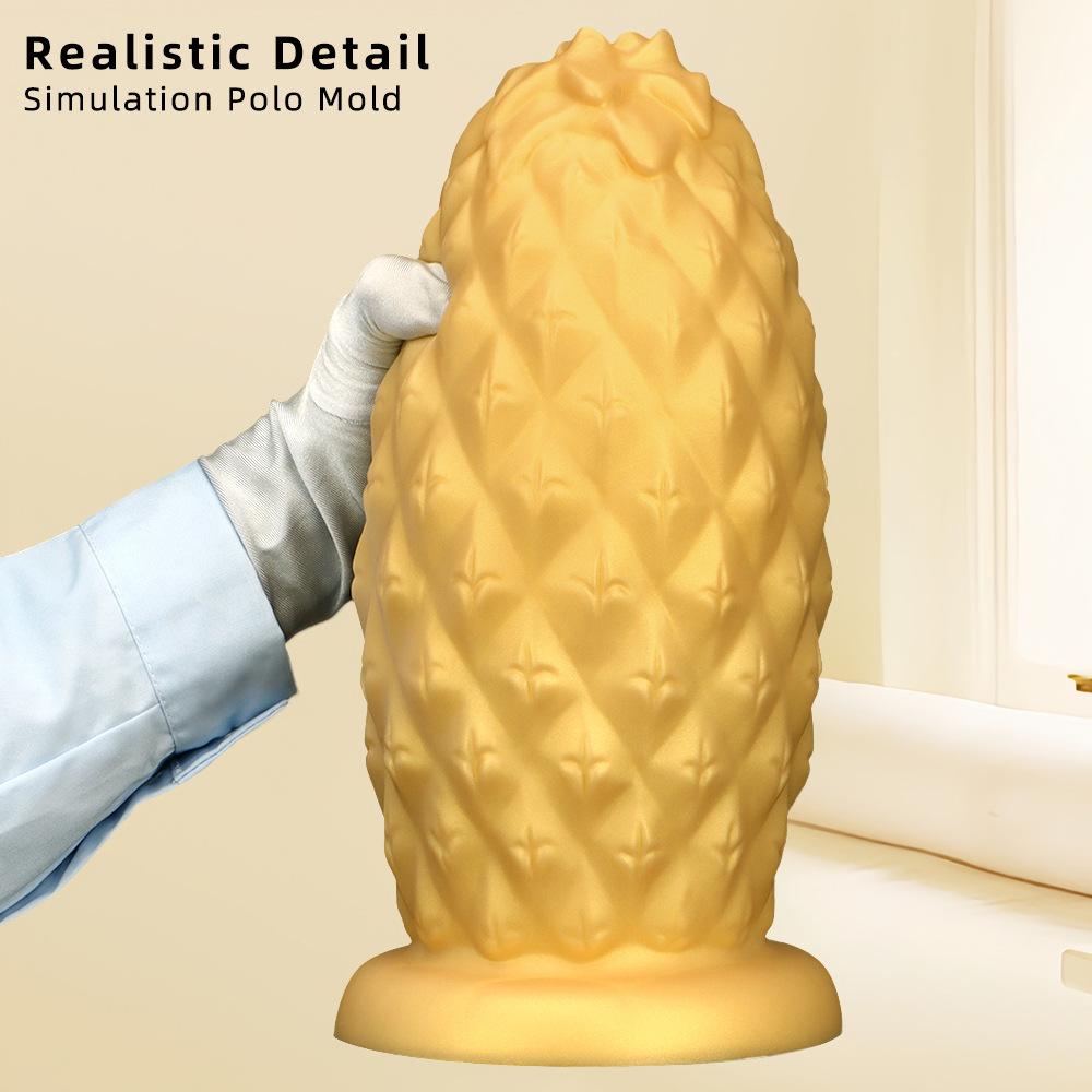 Золотой силиконовый гигантский дилдо, очень большой анальный фиксатор, принадлежности для фистинга, секс-игрушка для геев, большой член, реалистичный пенис, БДСМ, ремень на член