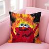 EElmo Cushion Cover Pillow Case Soft Friendly Fabric  Concealed Zipper