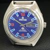VINTAGE RICOH R31 AUTOMATIC JAPAN MENS BLUE COLOR DIAL WATCH a707622-1