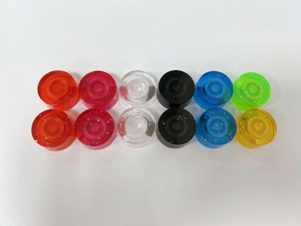 Transparent Volume & Tone Knob for Electric Guitar/Bass