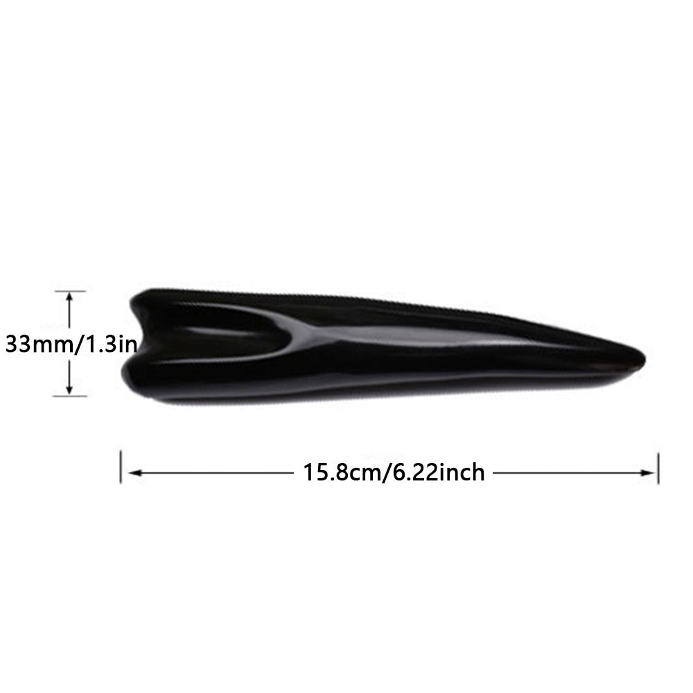 Large Massage Scraping Bar Handhold Trigger Point Black Buffalo Horn Massage Stick Whole Body Massager Nose Scraping Tool