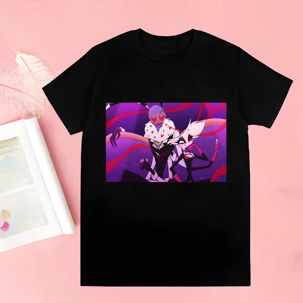 Hazbin Hotels Alastor Tops T Shirt Men Tshirt Graphic Tee Cute Men T-shirt Male Tee Shirt 90s Girls Tee Tshirt