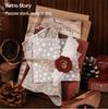 Ретро Бумажные Листы для Журнала в Горошек: 6 стилей, 16 листов для DIY-коллажа
