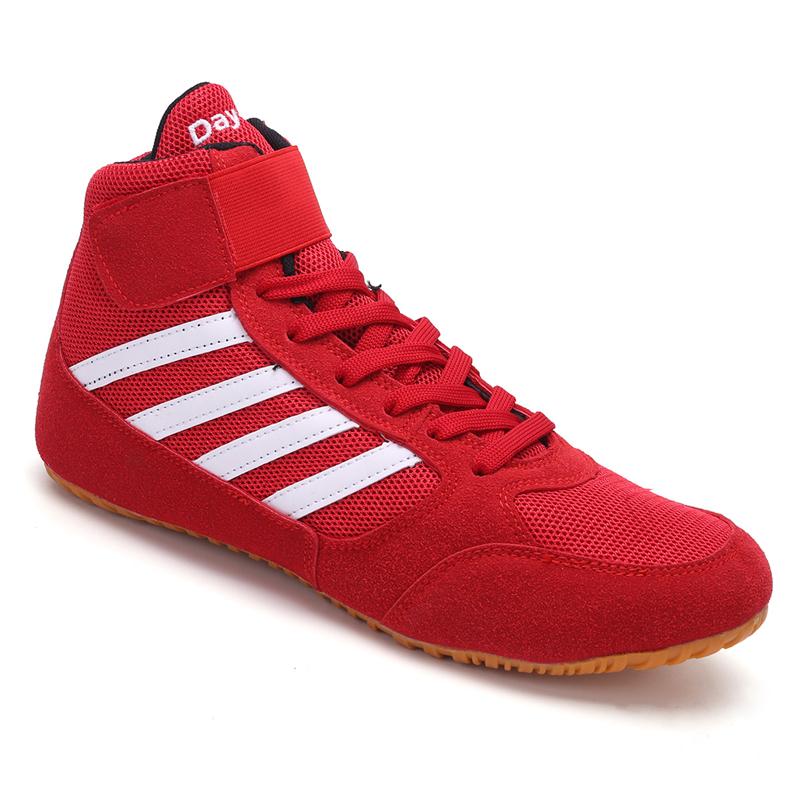 Мужская обувь для борьбы, нескользящие, удобные кроссовки для тренировок, борьбы, оригинальные, повседневные, спортивные, фитнес, борцовские ботинки