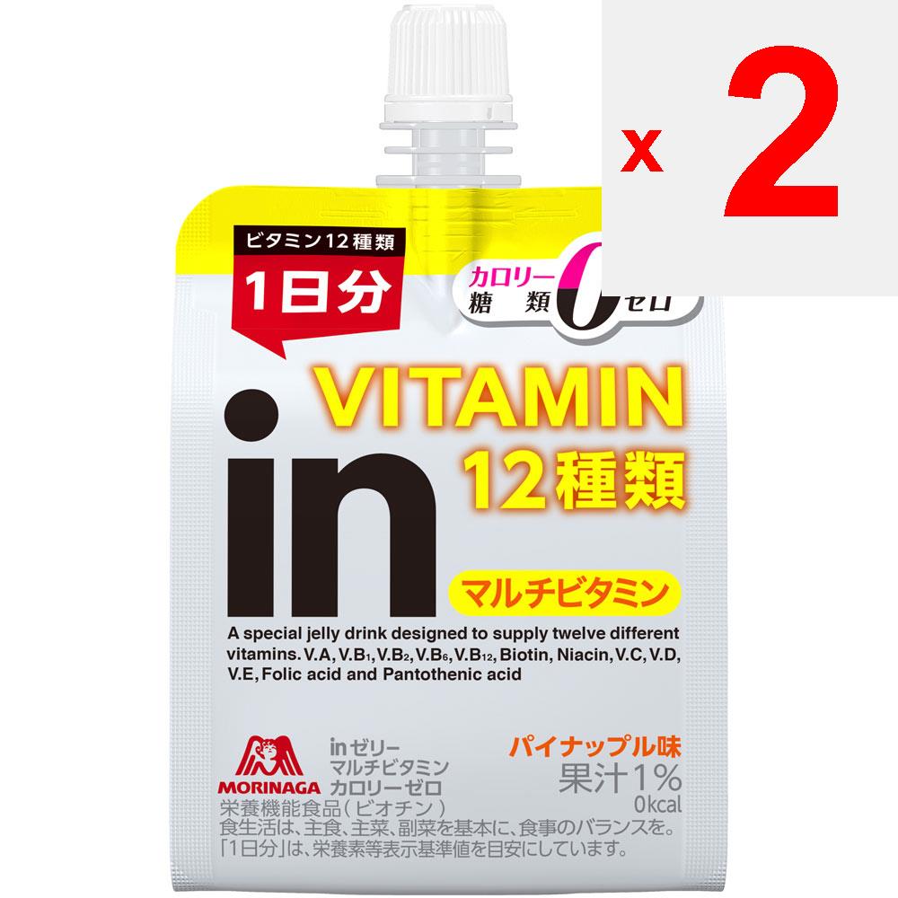 Morinaga Seika In Jelly Multivitamin with Zero Calories 180g Wider In Jelly Cheer Pack Wider In Jelly