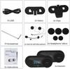 FreedConn TCOM-SC мотоциклетная Bluetooth-гарнитура для внутренней связи на шлеме 800M Беспроводная мотоциклетная головка переговорного устройства с ЖК-экраном FM-радио