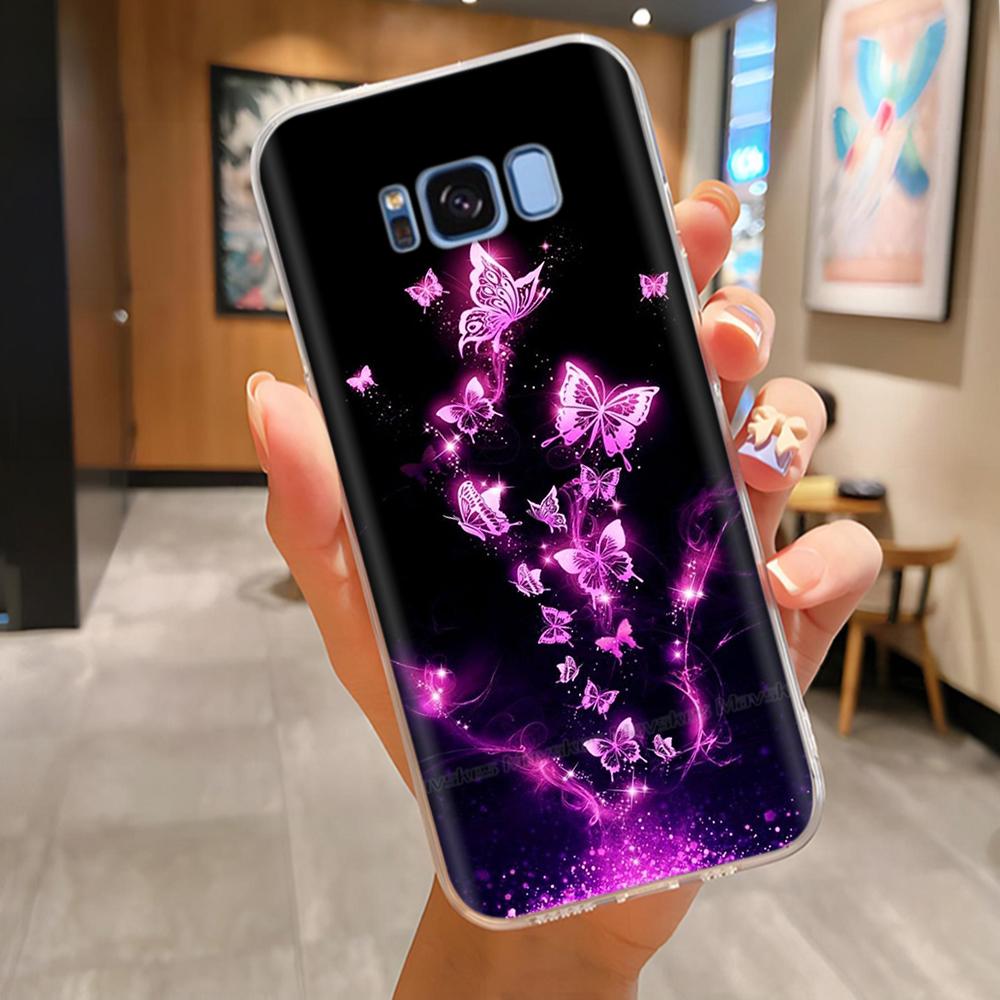 Чехол для Samsung Galaxy S8 Plus S 8 Чехол для телефона Милые Мультяшные Чехлы Расписной Мягкий ТПУ Чехол для Samsung S8 S8+ Защитный Fundas