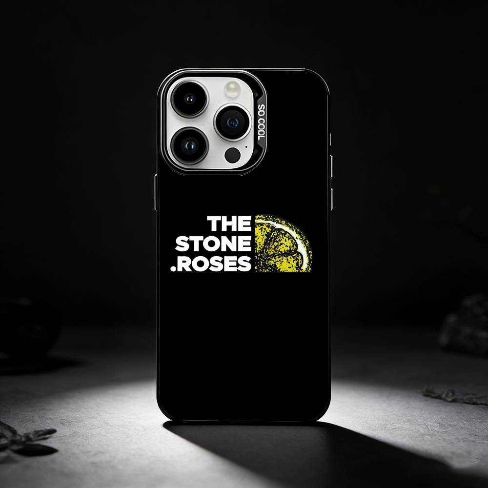 Чехол для телефона группы The Stone Roses для iPhone 17,16,15,14,13,12,11 Plus,Pro Max,XS,Цветной серебристый чехол для телефона