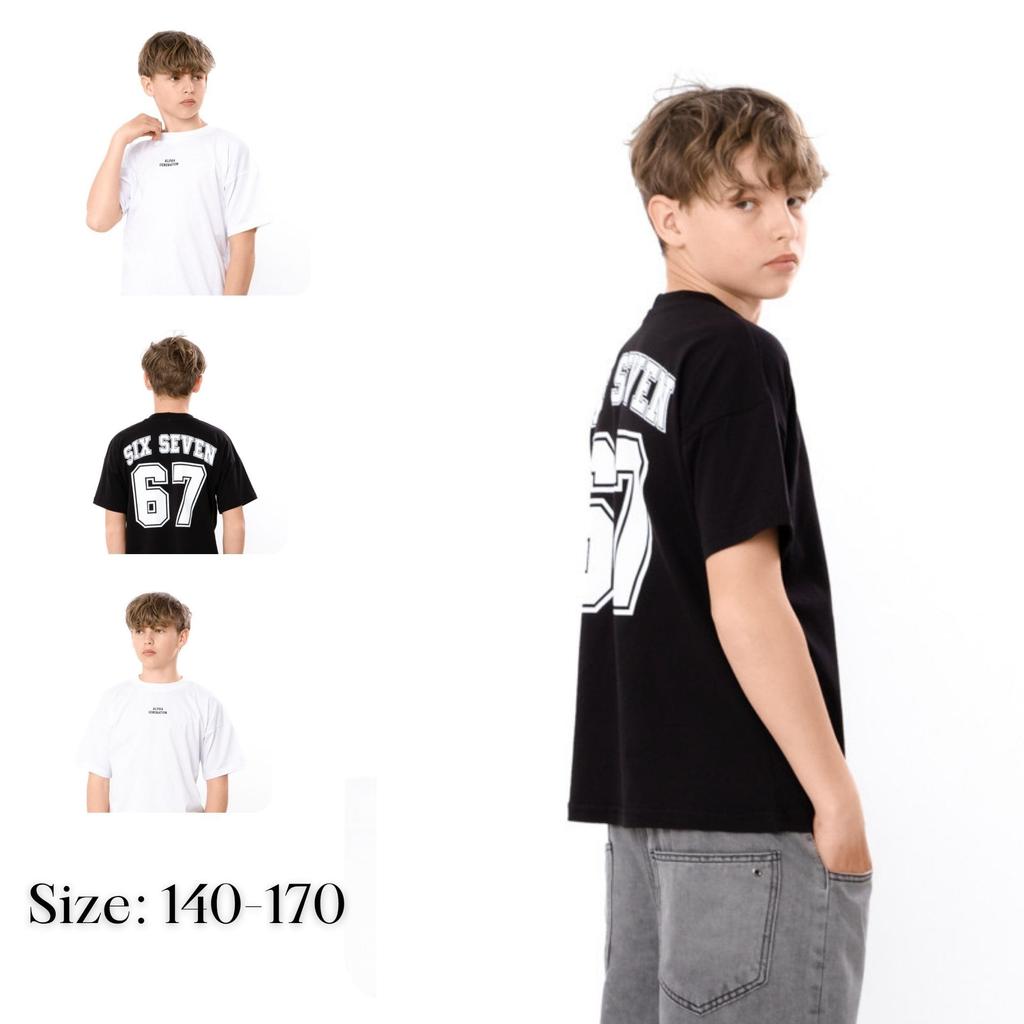 Boy's T-Shirt with Graphic Prints Summer 6414-001-33-1-2 HC