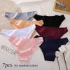 Basic Underpant Female Solid Color Cotton Underwear V-waist Comfortable Lingerie Simple Brief Breathable Cotton Women's Triangle Panties