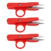 3Pcs Thread Snips Stainless Steel Smoothing Easy Cutting Small Fabric Scissors Sewing Supplies
