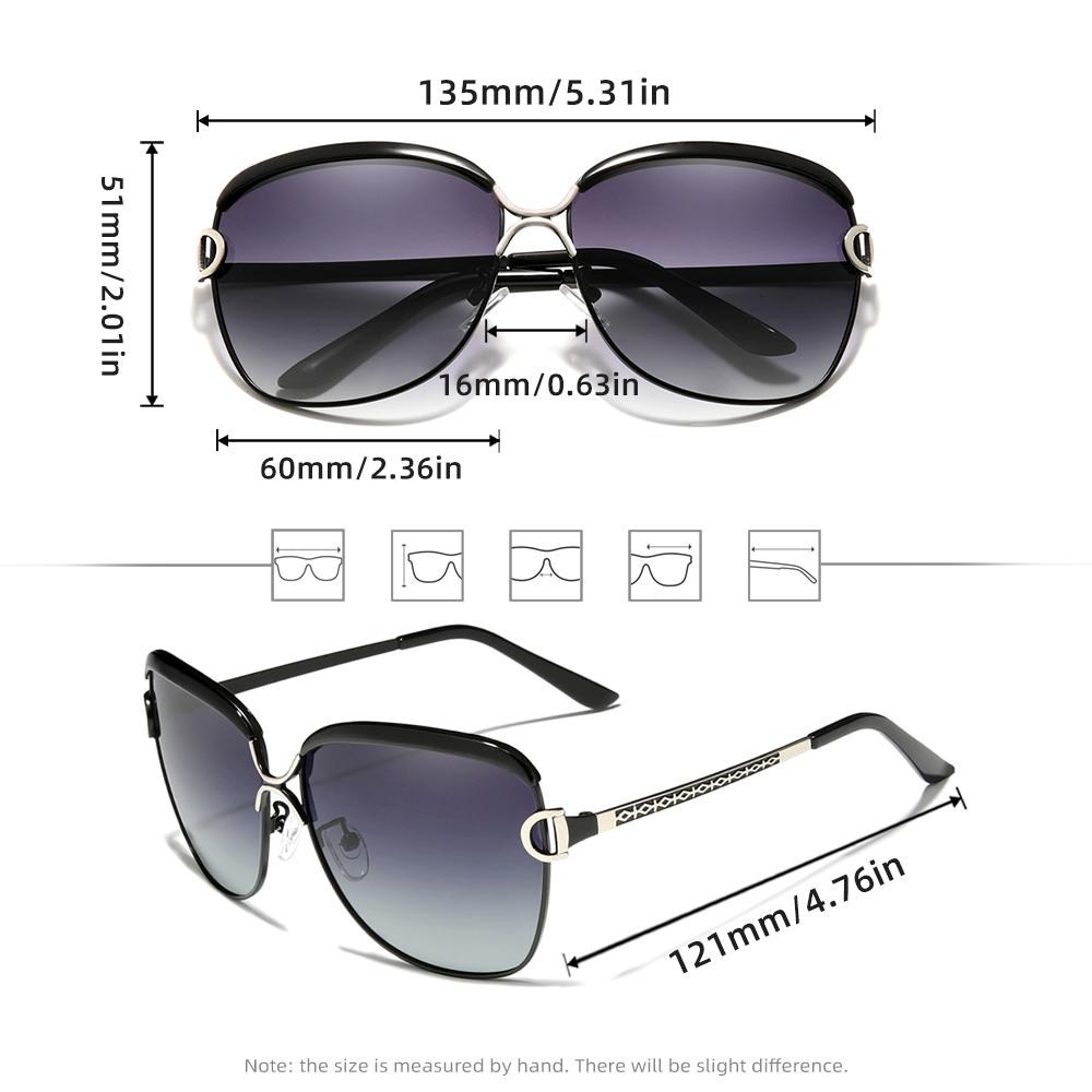 Поляризованные солнцезащитные очки WIMN Classic Wayfarer с пружинными шарнирами для комфортного ношения в течение всего дня