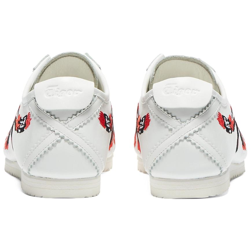 ONITSUKA TIGER Mexico 66 Deluxe Nishikigoi - White Classic Red Women Sneakers 1182A625-100