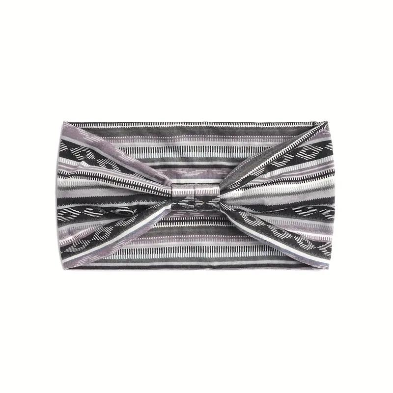 3 шт. широкая повязка на голову в богемном стиле для женщин, красочная спортивная повязка с крестообразным узлом