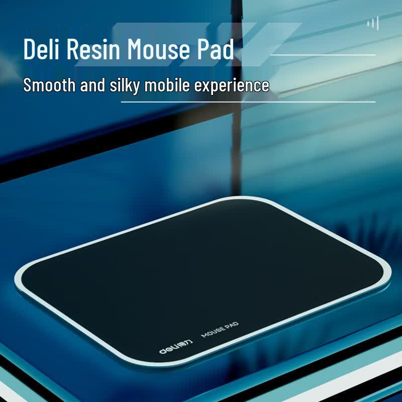 Deli Comfortable Wear-Resistant Resin Mouse Pad