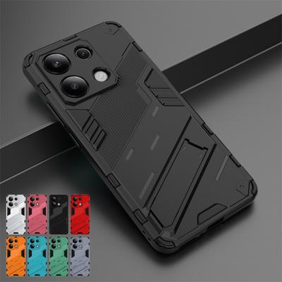 Для Xiaomi Redmi Note 13 4G Чехол Бронированный PC С подставкой Держатель Ударопрочный TPU Защитный Чехол для телефона Xiaomi Redmi Note 13 Pro Plus 5G