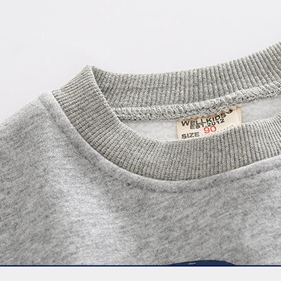 Весенне-осенняя детская одежда, детский свитер, бархатный свитер для мальчиков, повседневный детский флисовый пуловер с длинными рукавами