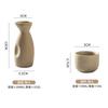 Japanese-Style Sake Pot Izakaya Wine Set Small Wine Bottle Wine Dispenser Sake Glass Kiln-Changed Porcelain Wine Set