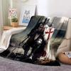 Cavalier Knight Templar Crusaders Games Soft Plush Blanket,Flannel Blanket Throw Blanket for Living Room Bedroom Bed Sofa Picnic