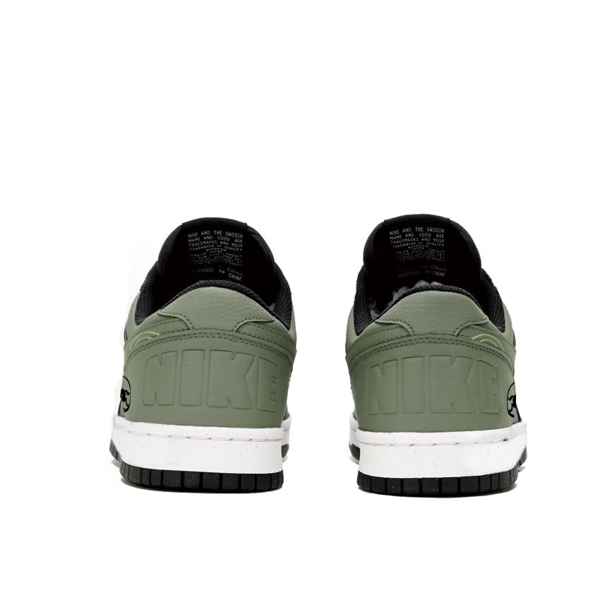 Nike Big Leather Abrasion Resistant Breathable Abrasion Resistant Breathable Low top Skateboard Shoes Men's Green 355152-016(Team1542-)