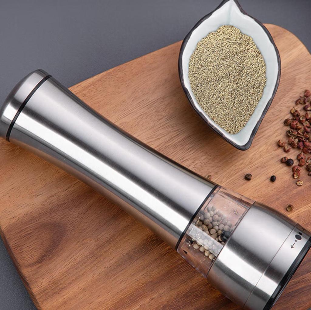Jingmao Stainless Steel White Pepper Grinder Bottle, Salt And Black Pepper Powder, Peppercorn, Home Manual High-End Core