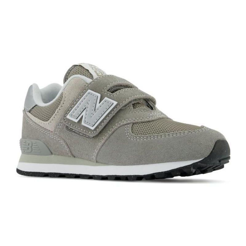 New Balance Детские брюки на липучке 574, серо-белые, PV574EVG