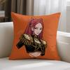 Anime Kpop Sofa Pillowcase Demon Hunters Cushion Cover Bedroom