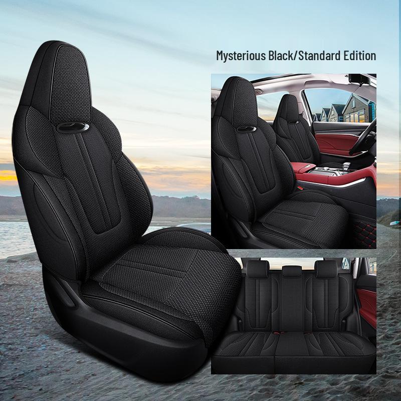 Всесезонный льняной чехол на сиденье для пятиместного автомобиля Changan CS55PLUS