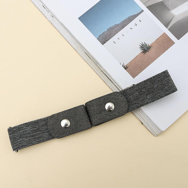Невидимый ремень Бесследный Ленивый ремень Летний Эластичный Эластичный Джинсовый ремень Женское Украшение Инс Стиль Мужской Тренд