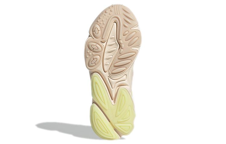 Женские кроссовки Adidas Originals Ozweego Сетка, ТПУ, Замша Низкие Повседневная обувь Женская Бежевый