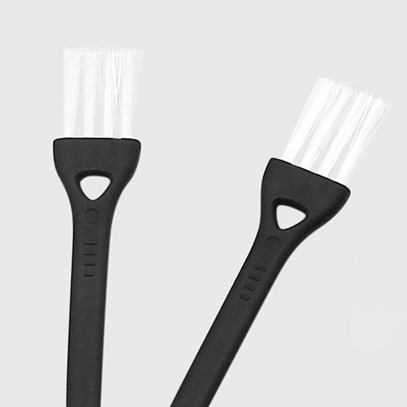 10 шт. черных щеток для чистки бритвы, маленькая щетка для чистки щелей