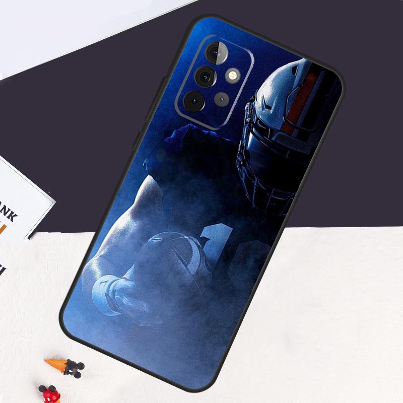Чехол для Samsung Galaxy A05 A06 A26 A16 A56 A36 A22 A32 A52 A54 A34 A14 A55 A15 A53 A33 A35 с американским футболом