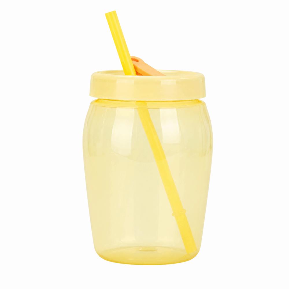 with Straw Sippy Tumbler Plastic Coffee Cup Durable Double Drinking Cup Home Office