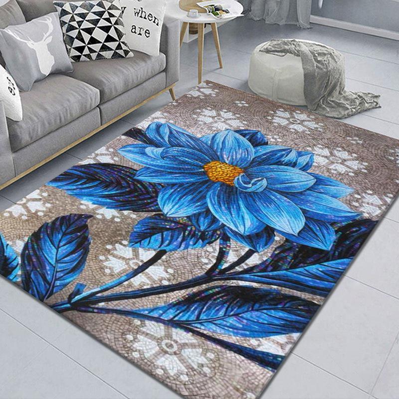 Custom Luxury Printed Carpet for Living Room or Bedroom