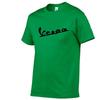 Shirt 2017 Men Funny Vespa Tshirt 100 Cotton Summer Short Sleeve Round