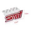 Car Metal sticker badge Accessory For Subaru STI Forester Impreza Legacy Outback XV BRZ WRX Tribeca WW5