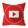 Modern Decorative Pillow Case Youtube Throw Pillow Case Red Square Pillow Case Home Decoration Velvet Movie Unique  .