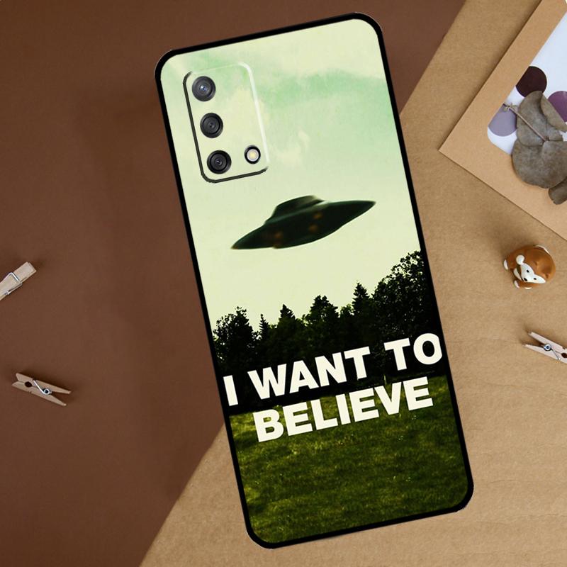 Я хочу верить Чехол для телефона For Oppo A16 A76 A96 A40 A60 A80 A74 A94 A54 A18 A38 A58 A78 A98 A15 A57S A17 A77