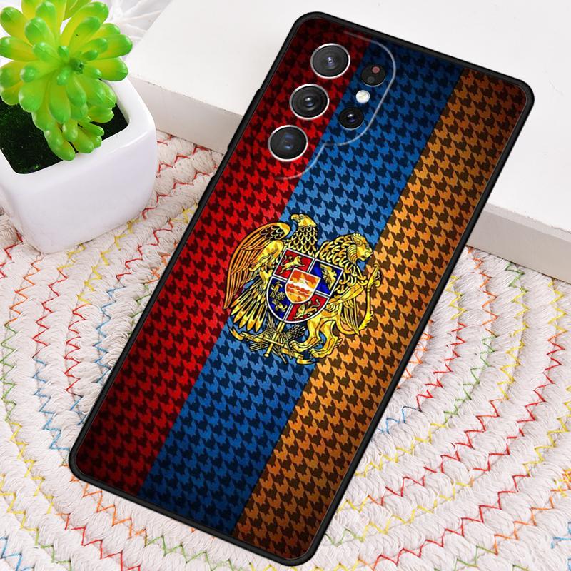 Чехол для телефона Флаг с гербом Армении для Samsung Galaxy note 10 pro S26 Ultra S23 S24 FE S25 S21 S22 PLUS ударопрочный