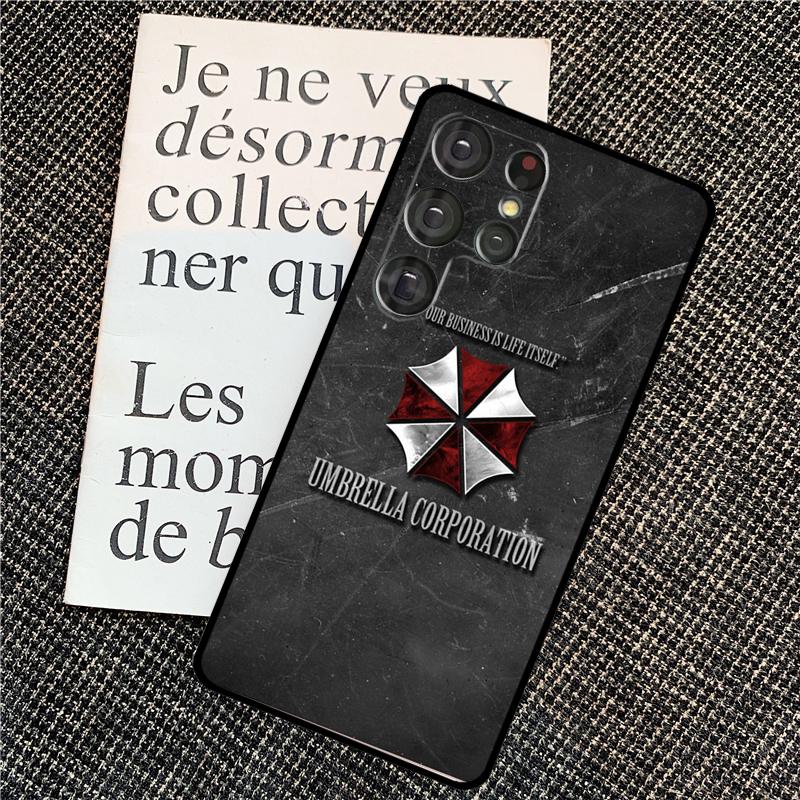 Чехол Umbrella Corporation для Samsung Galaxy S21 S22 S23 S24 Ultra Note 20 Note 10 S8 S9 S10 Plus S20 FE