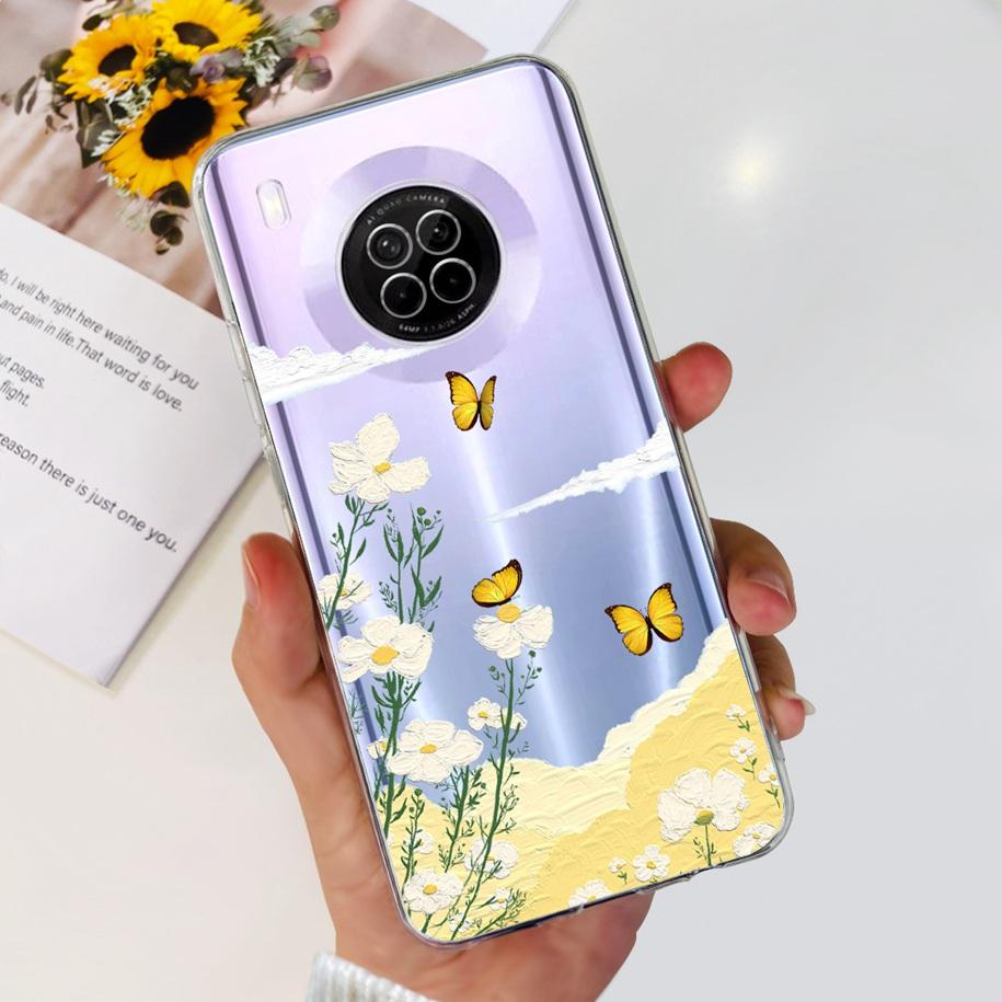 Чехол для Huawei Y9a 6.63" Милый Астронавт Силиконовый Чехол для Телефона Для Huawei Nova Y9a FRL-23 FRL-L22 Funda HuaweiY9a NovaY9a Coque