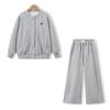 Montagut Girls' Heart Cardigan Casual Two-Piece Set