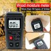 LCD Display Wall Moisture Detector Hygrometer Wood Humidity Tester  Cardboard Box