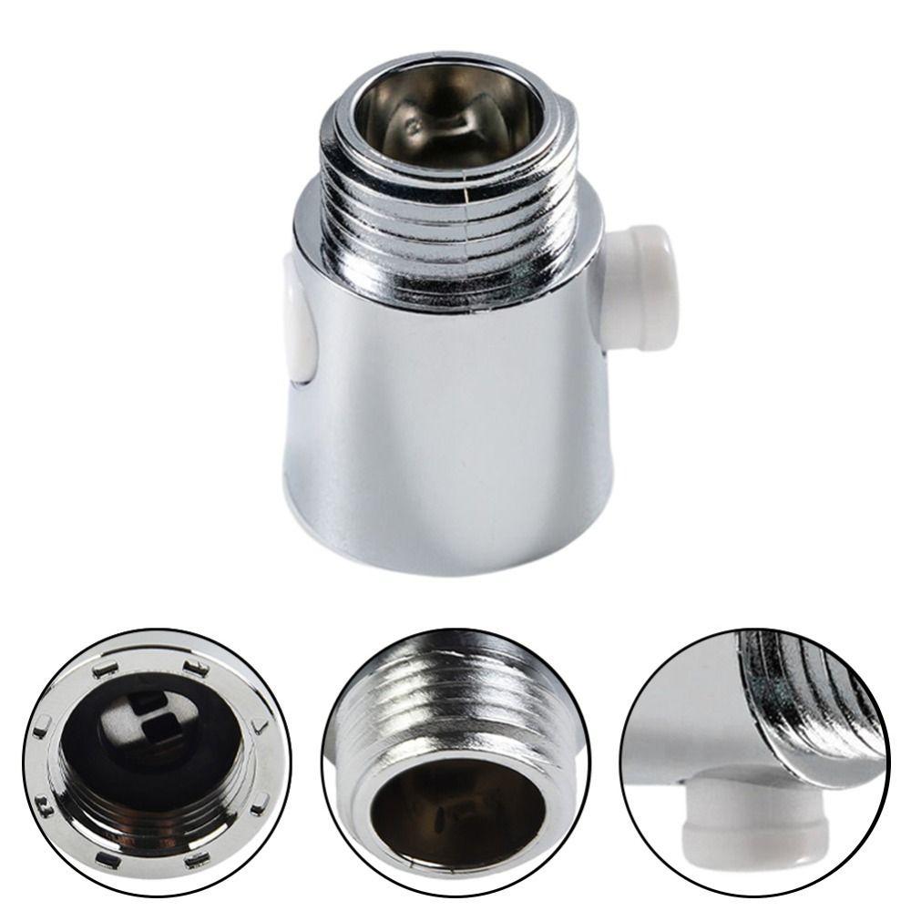ABS Sprayer Shut-Off Switch Flow Regulator Water Stop Valve Shower Head Arm Diverter Shut-Off Valve