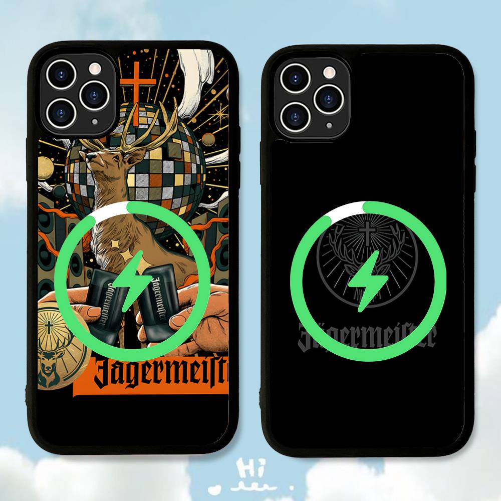 Горячие J-Jagermeisters Для Magsafe Магнитный Беспроводной Для IPhone 17 Pro Max 15 Plus 14 13 12 11 16 Pro Чехол Для Телефона